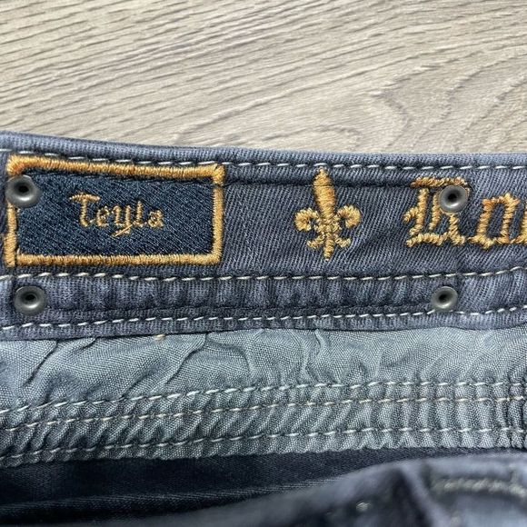 Rock Revival Jeans Womens Size 26 Teyla Skinny Low Rise Grey Denim - Picture 5 of 14